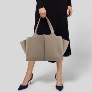 Celine Medium Gray Trifold Bag